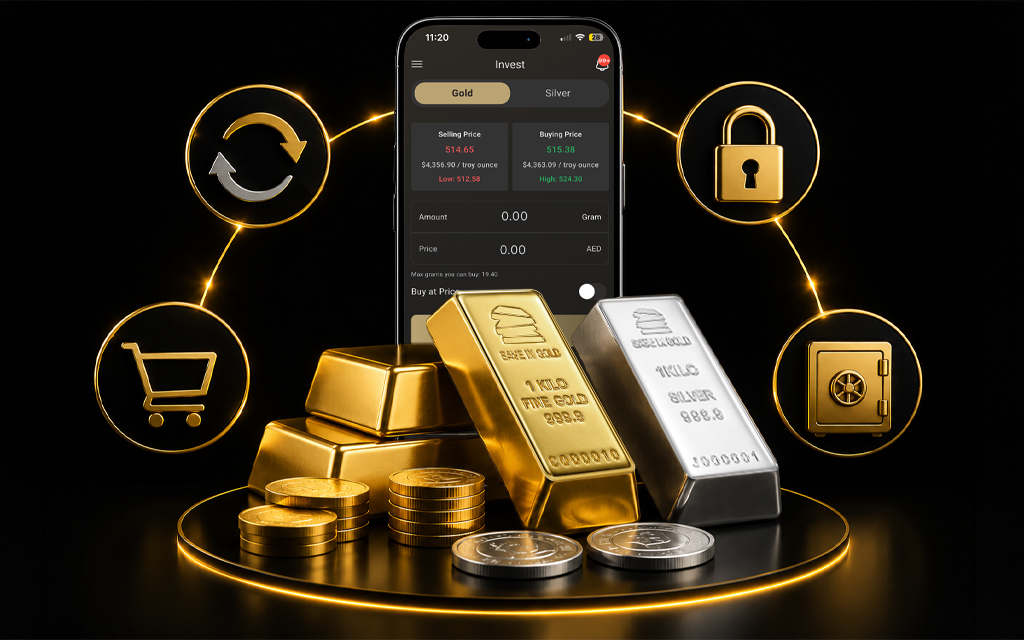 Gold & Silver Bullion Online UAE: Resale, Fees & Storage